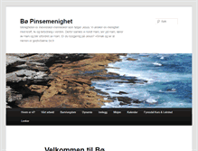 Tablet Screenshot of bo-pinsemenighet.no